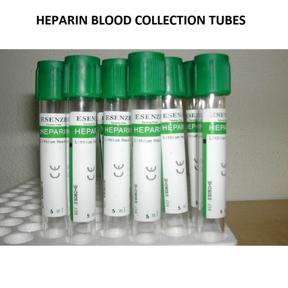 heparin blood collection tubes