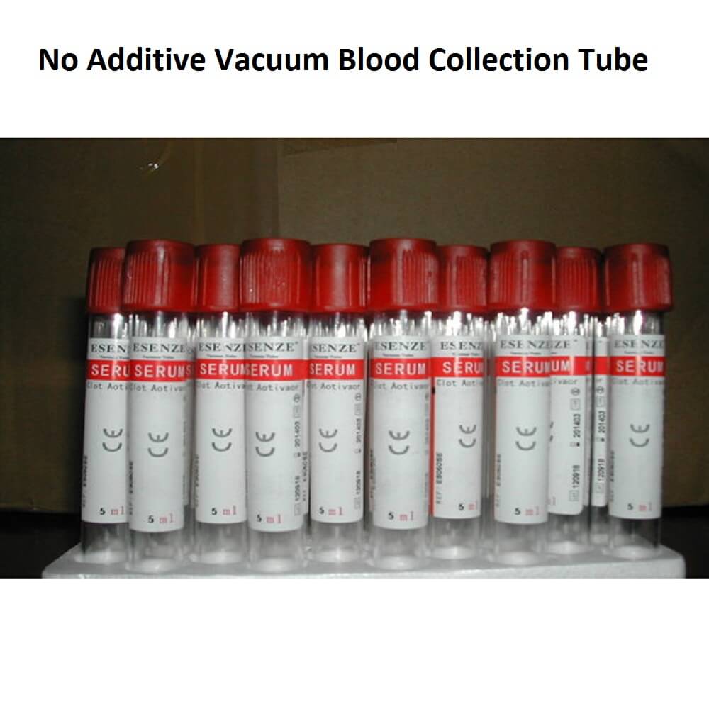no additive vacuum blood collection tube 1
